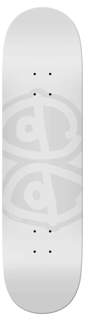 Krooked Team Eyes 8.06 White Tabla Skate 8.06"