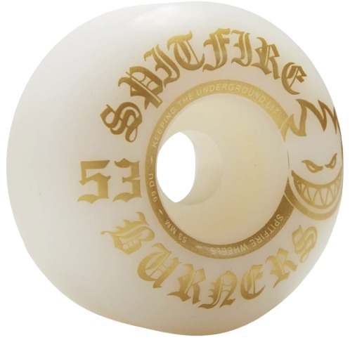 Rueda Spitfire Burner 53 mm con gráfico dorado