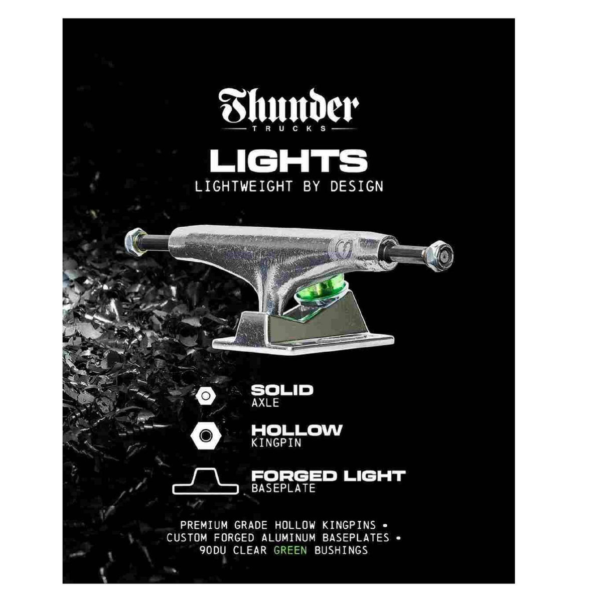 Thunder Light Polished II Ejes Skate 148