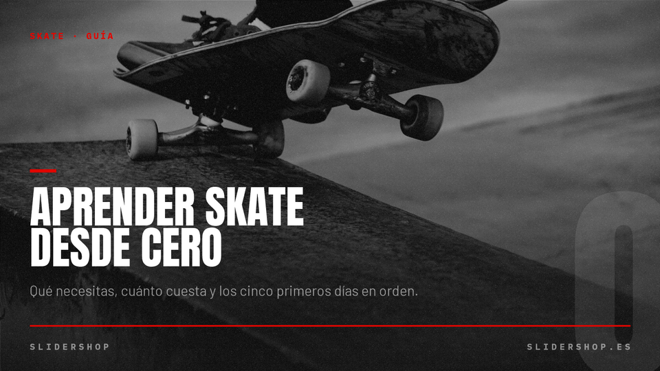 Cabecera del artículo sobre aprender a patinar desde cero de Slidershop Sabadell