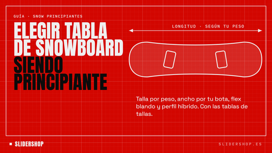 Guía para elegir tu primera tabla de snowboard, de Slidershop en Sabadell