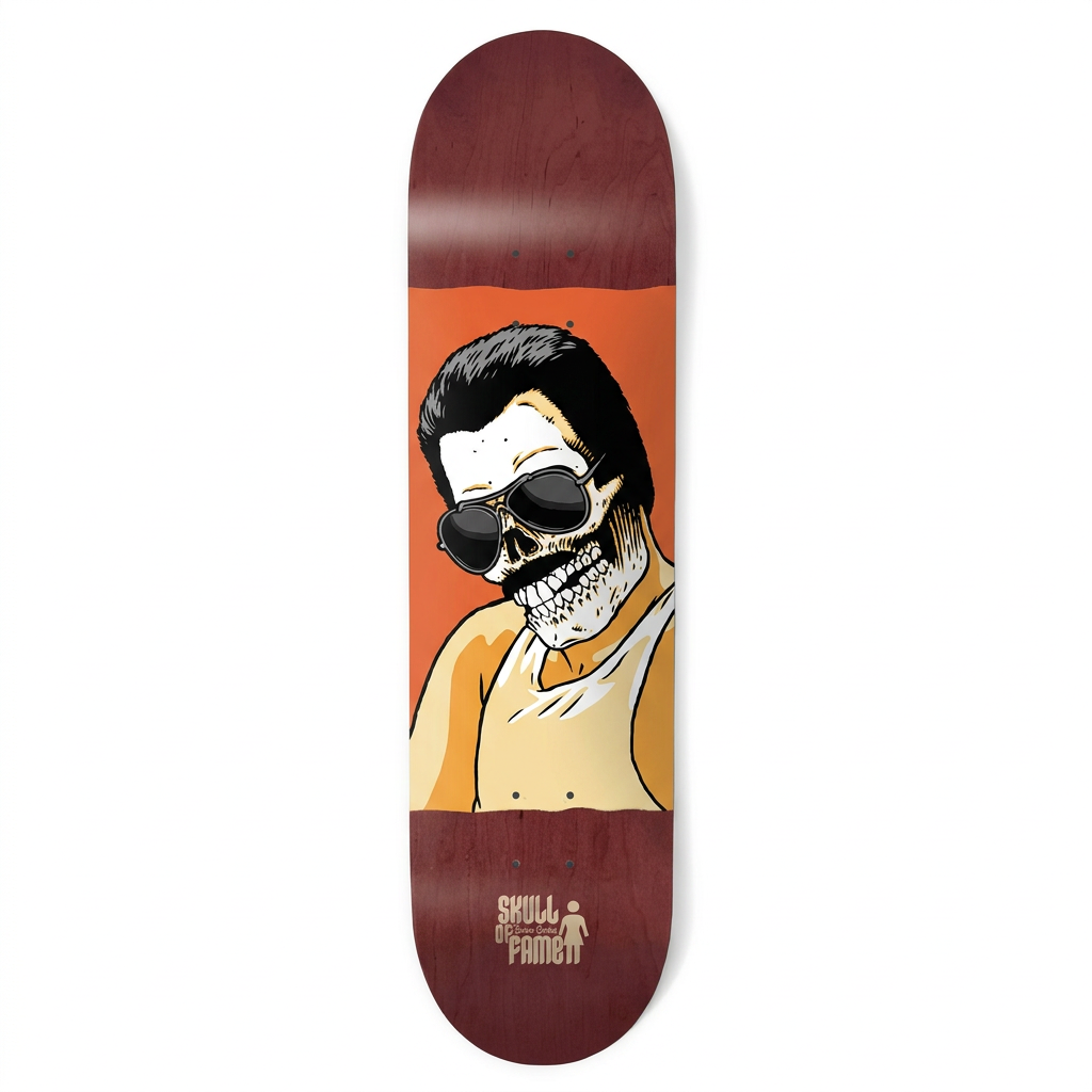 Girl Geering Skull of Fame Tabla Skate 8.125″