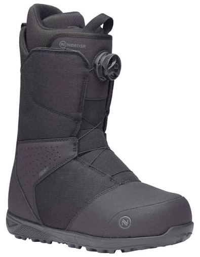 Bota de snowboard Sierra Men negra con cierre BOA