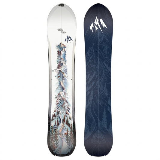 Jones Men's Frontier 2.0 Splitboard, ambas caras juntas, completas y centradas sobre fondo blanco