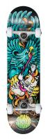 Skate completo Tony Hawk SS 180 Rotten, vista superior de la tabla multicolor
