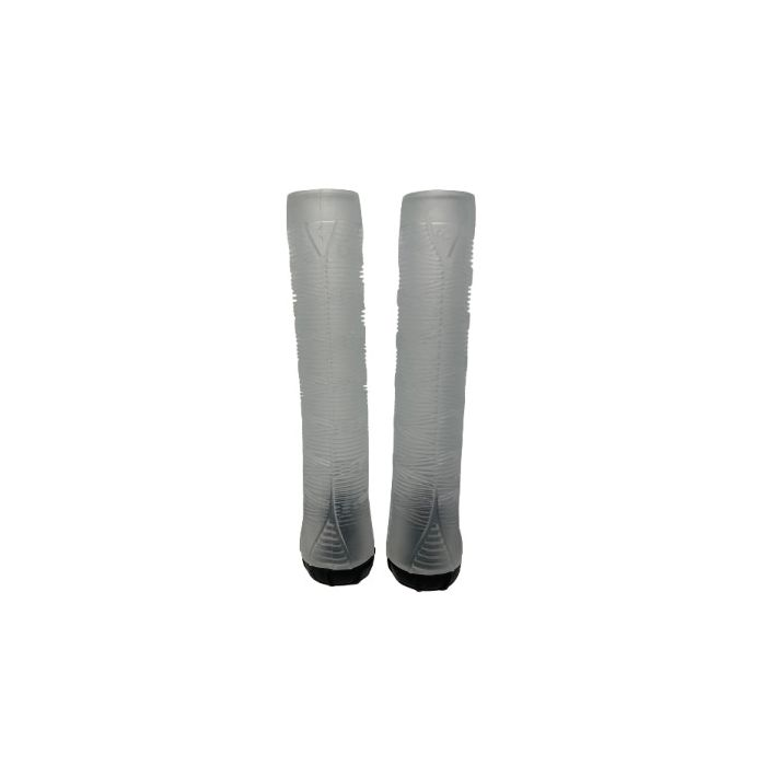 Puños Blunt Hand Grip V2 transparentes, vista completa frontal
