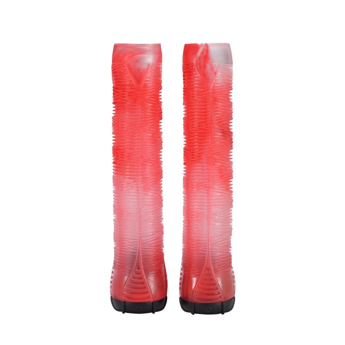 Puños Blunt Hand Grip V2 Smoke rojo de 160 mm, vista completa