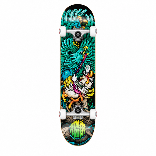 Skate completo Tony Hawk SS 180 Rotten 7.375 pulgadas sobre fondo blanco
