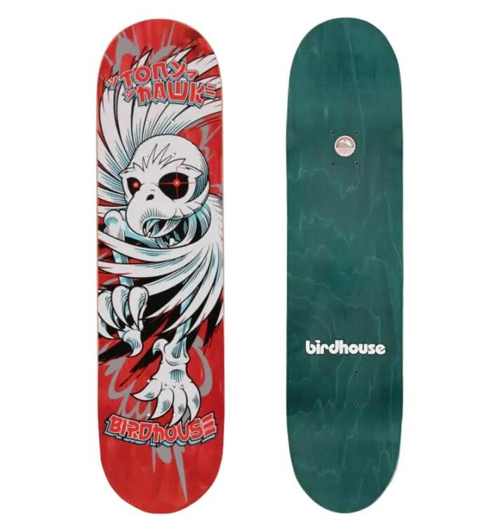 Birdhouse Hawk Spiral Red 8 Deck