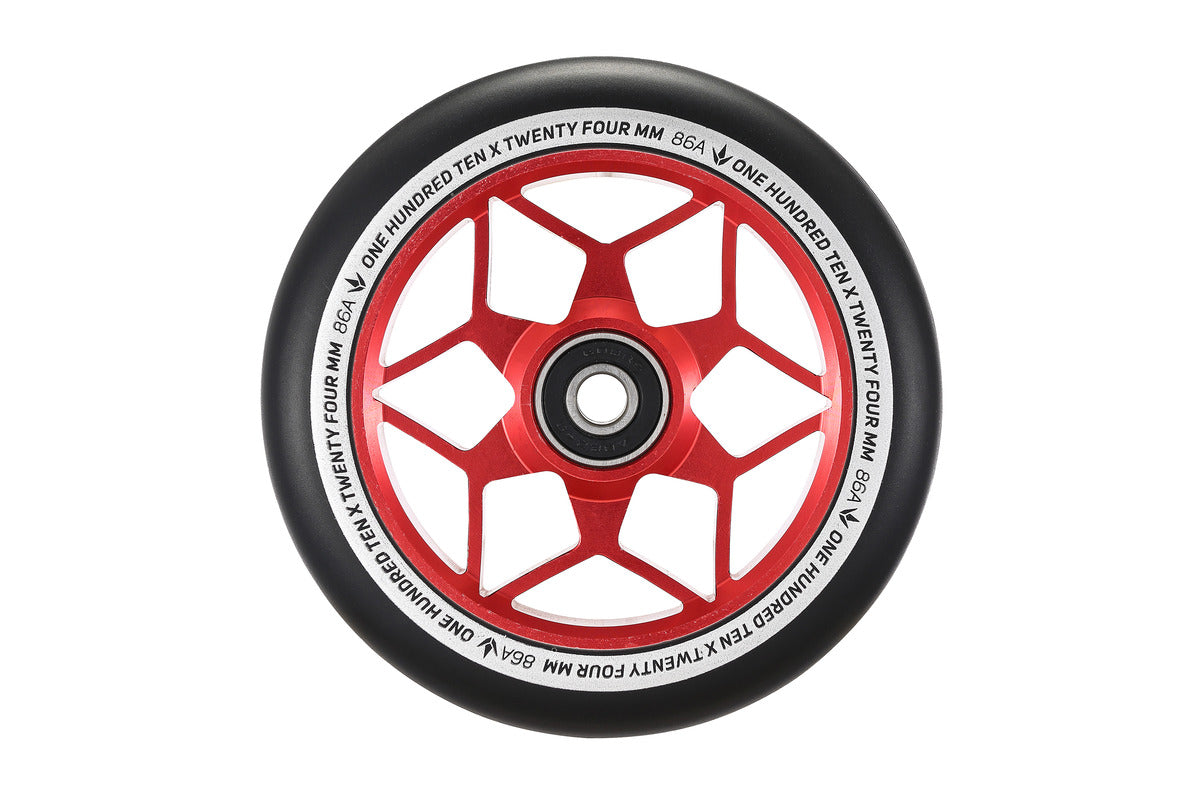 Blunt Diamond  110 mm.  red/black ruedas patinete
