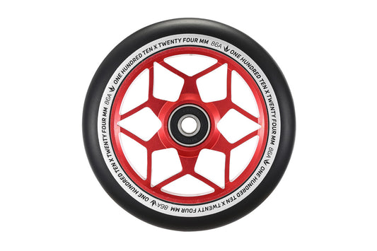 Blunt Diamond  110 mm.  red/black ruedas patinete