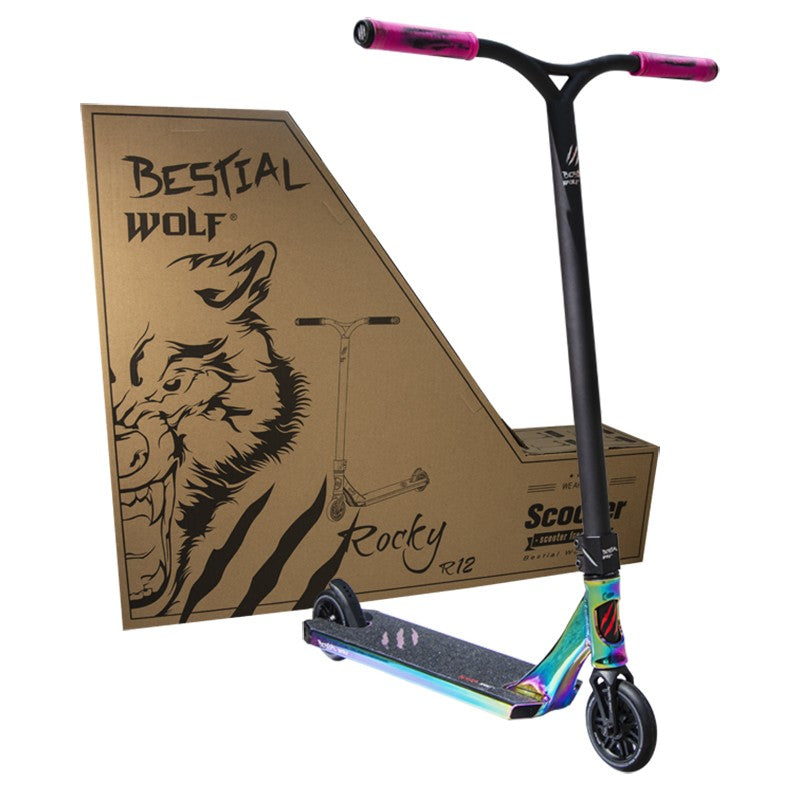 Bestial Wolf Rocky R12 Rainbow scooter-patinete