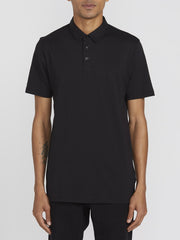 VOLCOM WOWZER POLO BLACK - SliderSBD