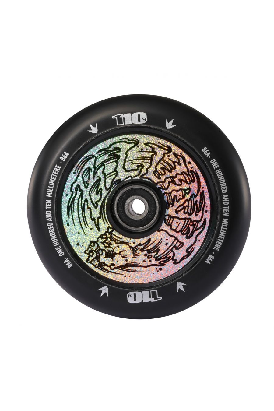 BLUNT HOLLOW HOLOGRAM  110 MM RUEDAS SCOOTER - SliderSBD