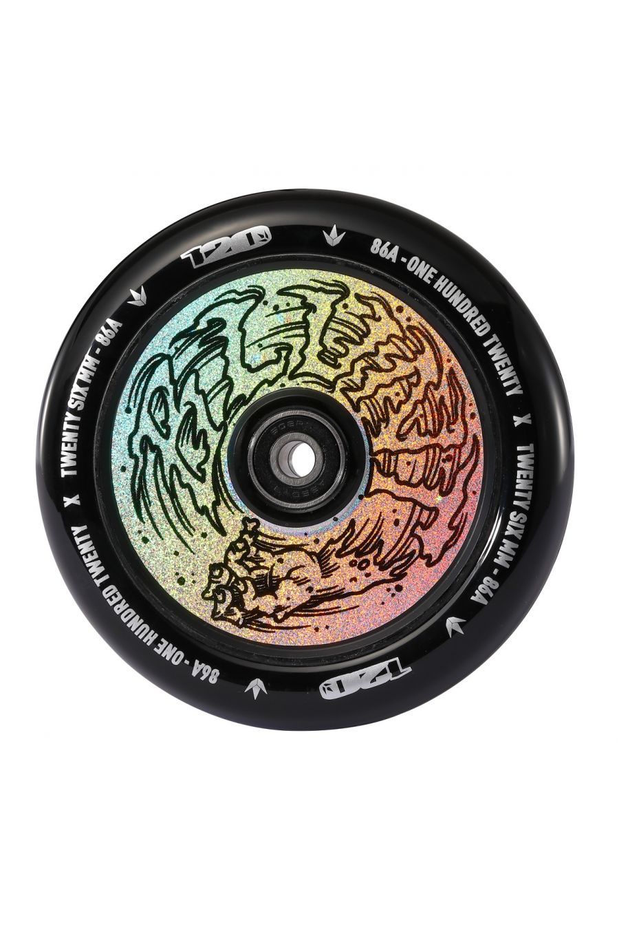 BLUNT HOLLOW HOLOGRAM  120 MM RUEDAS SCOOTER - SliderSBD